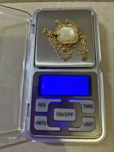 Diamond and Pearl 18K Gold Necklace