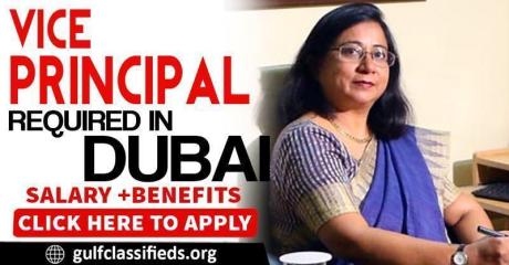 VICE PRINCIPAL REQUIRED IN DUBAI