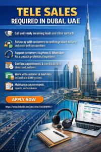 Tele Sales Required in Dubai