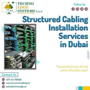 Effective Structured Cabling Solutions by our Techno Edge Systems