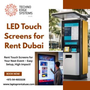 Book Your LED Touch Screen Rental in Dubai Today - Install!