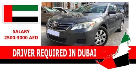 DRIVER REQUIRED IN DUBAI