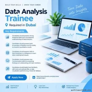 Data Analysis Trainee Required in Dubai