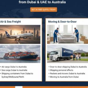 Cargo Services Dubai to Australia with Marshall Logistics