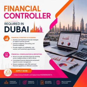 Financial Controller Required in Dubai