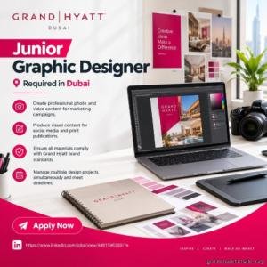 Junior Graphic Designer Required in Dubai
