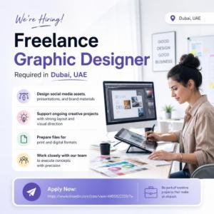 Freelance Graphic Designer Required in Dubai