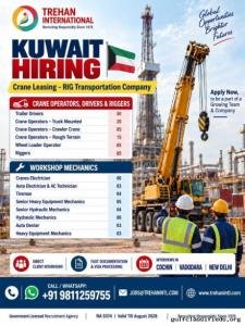 KUWAIT HIRING – IMMEDIATE REQUIREMENT