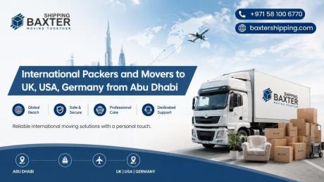 International Packers And Movers to UK, USA, Germany from Abu Dhabi
