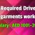 Required Driver for garments workshop