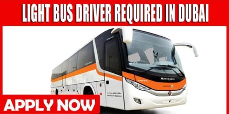 LIGHT BUS DRIVER REQUIRED IN DUBAI