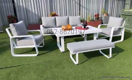 Garden Sofa Set with Big Table