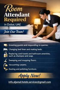 Room Attendant Required in Dubai