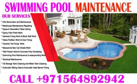 Swimming Pool Grouting & Maintenance Contractor Dubai Ajman Sharjah