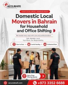 Domestic Local Movers in Bahrain for Household and Office Shifting