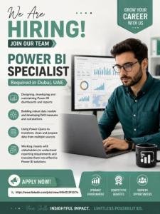 Power BI Specialist Required in Dubai