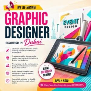Graphic Designer Required in Dubai