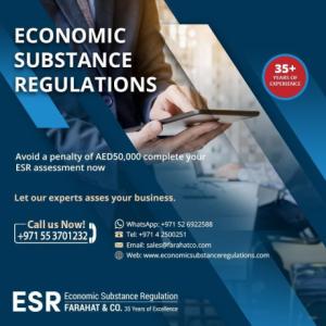 Economic Substance Regulations (ESR) Filing in Abu Dhabi