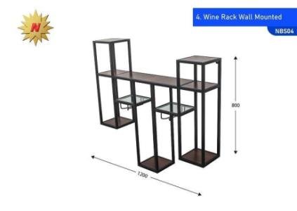 Wine Rack Wall Mounted for sale @AED849