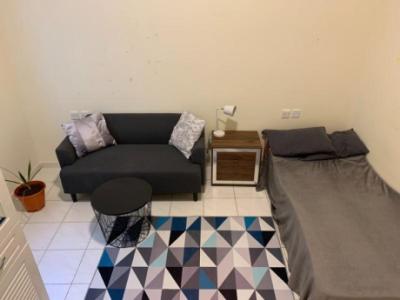 Master bedroom with attached bathroom