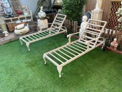 Outdoor sun bed With cushions