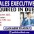 SALES EXECUTIVE REQUIRED IN REQUIRED IN DUBAI