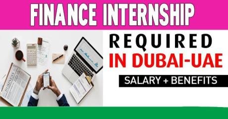 Finance Internship Required in Dubai