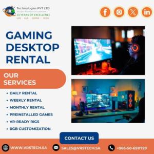 Want Professional Gaming Desktop Rental Solutions?